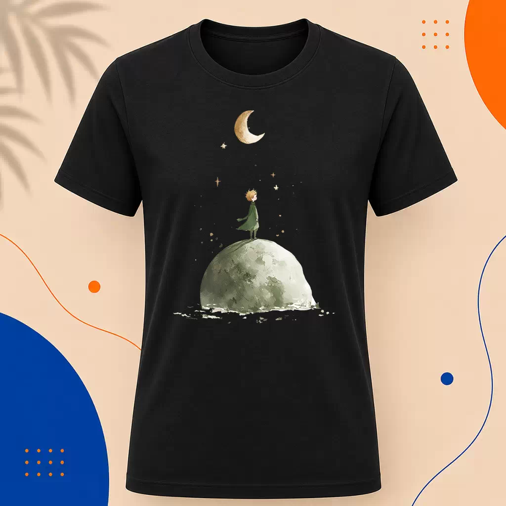 Pánské tričko - Cesta mezi hvězdami - Malý princ - Le petit prince